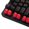 Redragon Klawiatura Yaksa do gry czarna przewodowa (USB) US podświetlona programowalne klawisze