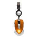 Verbatim Mysz 49023 1000DPI optyczna 3kl. 1 scroll przewodowa USB pomarańczowa