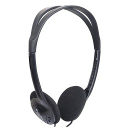 Defender Aura 101 słuchawki regulacja głośności czarna otwarta 3.5 mm jack