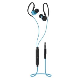 Defender OutFit W770 słuchawki z mikrofonem regulacja głośności czarno-niebieski 2.0 douszne 3.5 mm jack