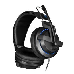 E-Blue Cobra X 951 Gaming Headset słuchawki z mikrofonem czarna 2x 3.5 mm jack + USB