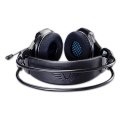 E-Blue Cobra HS, Gaming Headset, słuchawki z mikrofonem, regulacja głośności, czarna, 2x 3.5 mm jack