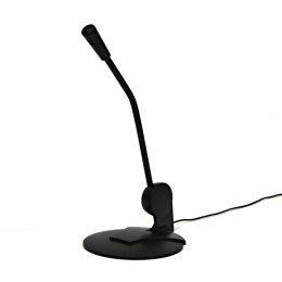 LOGO, stolní mikrofon, bez regulacji głośności, czarny, z uchwytem na monitor