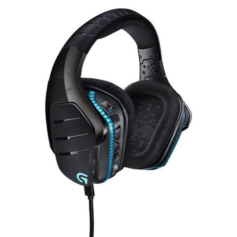 Logitech G633, Gaming Headset, słuchawki z mikrofonem, regulacja głośności, czarna, 7.1 surround (virtual), podświetlane, zamkni