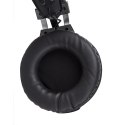 Marvo HG8914 słuchawki z mikrofonem regulacja głośności czarno-czerwona podświetlona 3.5 mm jack + USB + rozdvojka rozgałęz