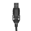 Marvo HG9046 słuchawki z mikrofonem regulacja głośności czarna TRUE 7.1 surround USB podświetlona