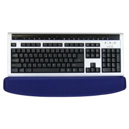 Podstawka klawiatura, ergonomiczna, niebieska, żelowa, Logo