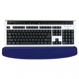 Podstawka klawiatura, ergonomiczna, niebieska, żelowa