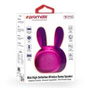Promate Głośnik bluetooth Bunny, Li-Ion, 1.0, 3W, różowy, , dla dzieci