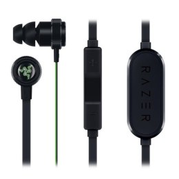 Razer Hammerhead Bluetooth, słuchawki z mikrofonem, regulacja głośności, czarna, bluetooth