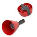 YZSY Głośnik Bluetooth SALI, 3W, czerwony, regulacja głośności, składany, wodoodporny