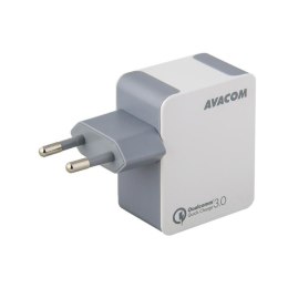 AVACOM, Sieciowy adapter, 1x USB, 240V, 5V, max 3000mA, biała
