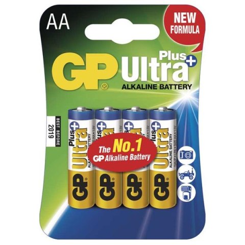 Bateria alkaliczna, AA, 1.5V, GP, blistr, 4-pack, ultra plus,