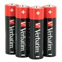 Bateria alkaliczna, AA, 1.5V, Verbatim, blistr, 4-pack, 49921,