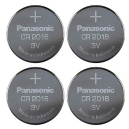 Bateria litowa, CR2016, 3V, Panasonic, blistr, 4-pack,