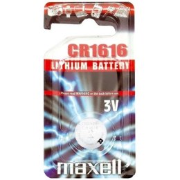 Bateria litowa, konflíková, CR1616, 3V, Maxell, blistr, 1-pack