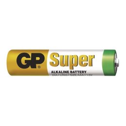 Baterie alkaliczna, AAA, 1.5V, GP, blistr, 10-pack, SUPER,