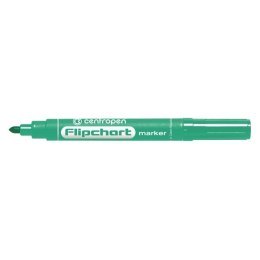 Centropen, flipchart marker 8550, zielony, 10szt, 2.5mm, cena za 1 szt