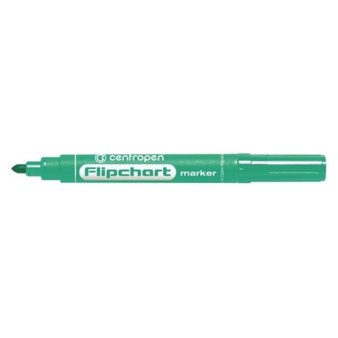Centropen, flipchart marker 8550, zielony, 10szt, 2.5mm, cena za 1 szt