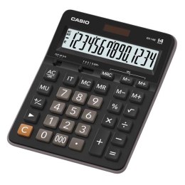 Casio Kalkulator GX 14 B, czarna, 14 miejsc, podwójne zasilanie