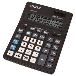 Citizen Kalkulator CDB1601-BK, czarna, biurkowy, 16 miejsc