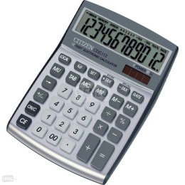 Citizen Kalkulator CDC112WB, srebrna, biurkowy, 12 miejsc, automatyczne wyłączanie