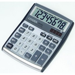 Citizen Kalkulator CDC80WB, srebrna, biurkowy, 8 miejsc, automatyczne wyłączanie