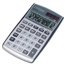 Citizen Kalkulator CPC112WB, srebrna, biurkowy, 12 miejsc, automatyczne wyłączanie