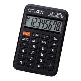 Citizen Kalkulator LC110NR, czarna, kieszonkowy, 8 miejsc