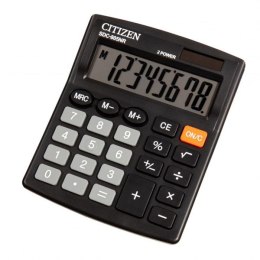 Citizen Kalkulator SDC805NR, czarna, biurkowy, 8 miejsc, podwójne zasilanie