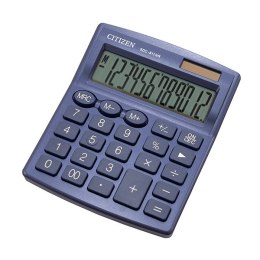 Citizen kalkulator SDC812NRNVE, ciemnoniebieska, biurkowy, 12 miejsc, podwójne zasilanie