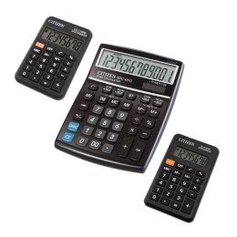 Citizen zestaw kalkulatorów SDC4310, LC110NR, LC310NR, czarna, biurkowy, 12 miejsc