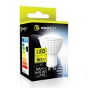 LED żarówka Moonlight GU10, 220-240V, 7W, 570lm, 6000k, barwa zimna, 25000h, 2835, 50mm/54mm