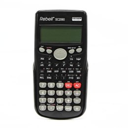 Rebell Kalkulator RE-SC2060 BX, czarna, nawukowy, wyświetlacz LCD