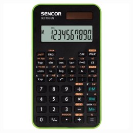 Sencor Kalkulator SEC 106 GN, zielona, szkolny, 10 cyfr, zielona ramka