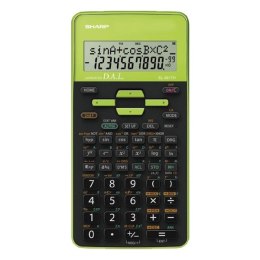 Sharp Kalkulator EL-531THGR, czarno-zielona, szkolny