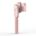 Gimbal, do telefonu, jednoosiowy (360°), różowy, 2600, stabilizator żyroskopowy, WEWOW