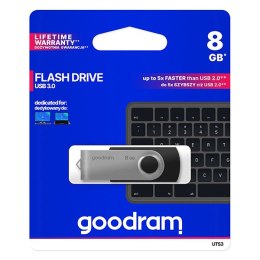 Goodram USB flash disk  3.0  8GB  UTS3  czarny  UTS3-0080K0R11