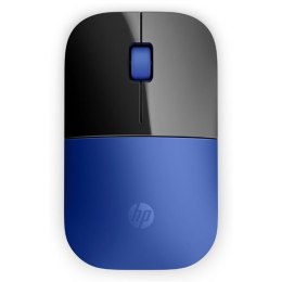 HP mysz Z3700 Wireless Dragonfly Blue 1200DPI 2.4 [GHz] optyczna Blue LED 3kl. 1 scroll bezprzewodowa niebieska 1 szt AA