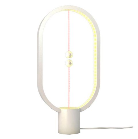 Lampka nocna Heng Balance Ellipse biała 5V/1A ciepła biel USB z włącznikiem w powietrzu Allocacoc