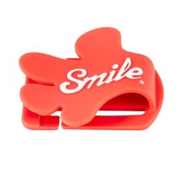 Smile klips do mocowania osłony obiektywu Giveme5, czerwony, 16400