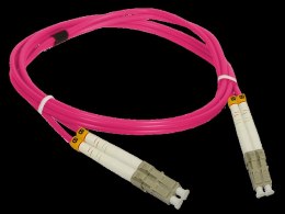 Patch cord MM OM4 LC-LC duplex 50/125 1.0m