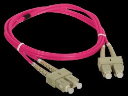 Patch cord MM OM4 SC-SC duplex 50/125 1.0m