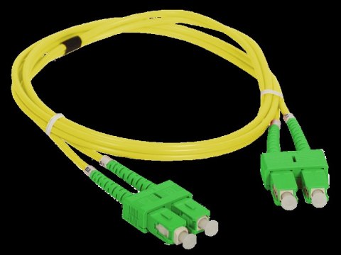 Patch cord SM SC/APC-SC/APC duplex 9/125 1.0m