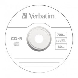 Verbatim CD-R, 43787, DataLife, 50-pack, 700MB, Extra Protection, 52x, 80min., 12cm, bez możliwości nadruku, cake box, Standard,