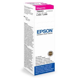 Epson oryginalny ink  tusz C13T66434A magenta 70ml Epson L100 L200 L300