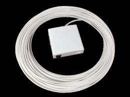 FO Gniazdo naścienne FTTH z adaterem SC/APC simplex; kabel 40m