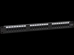 Patch panel NAVI LED UTP kat.6 24 porty LSA 1U