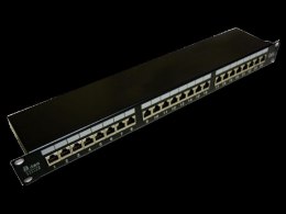 Patch panel STP kat.5e 24 porty LSA 1U