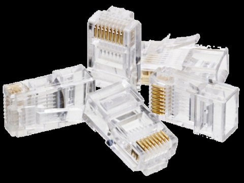 Wtyk RJ45 UTP kat.5e STANDARD (drut+linka) (op.100 szt)